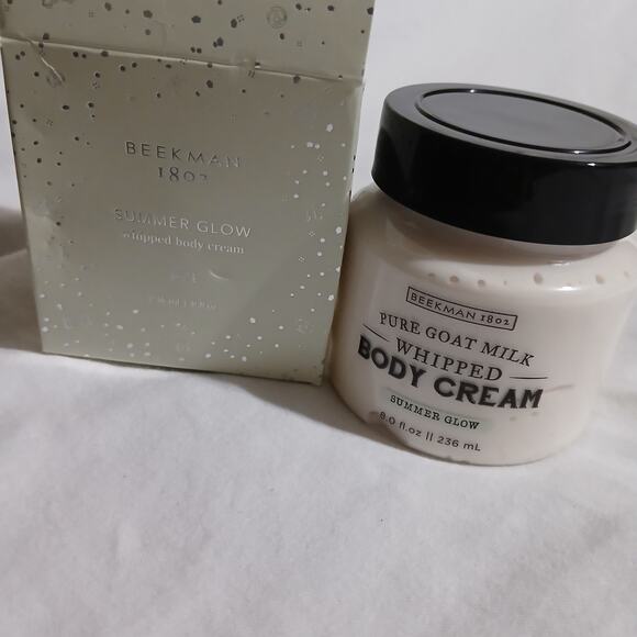Beekman 1802 SUMMER GLOW 8 oz whipped body cream goat milk NIB/SEALED - Picture 9 of 10